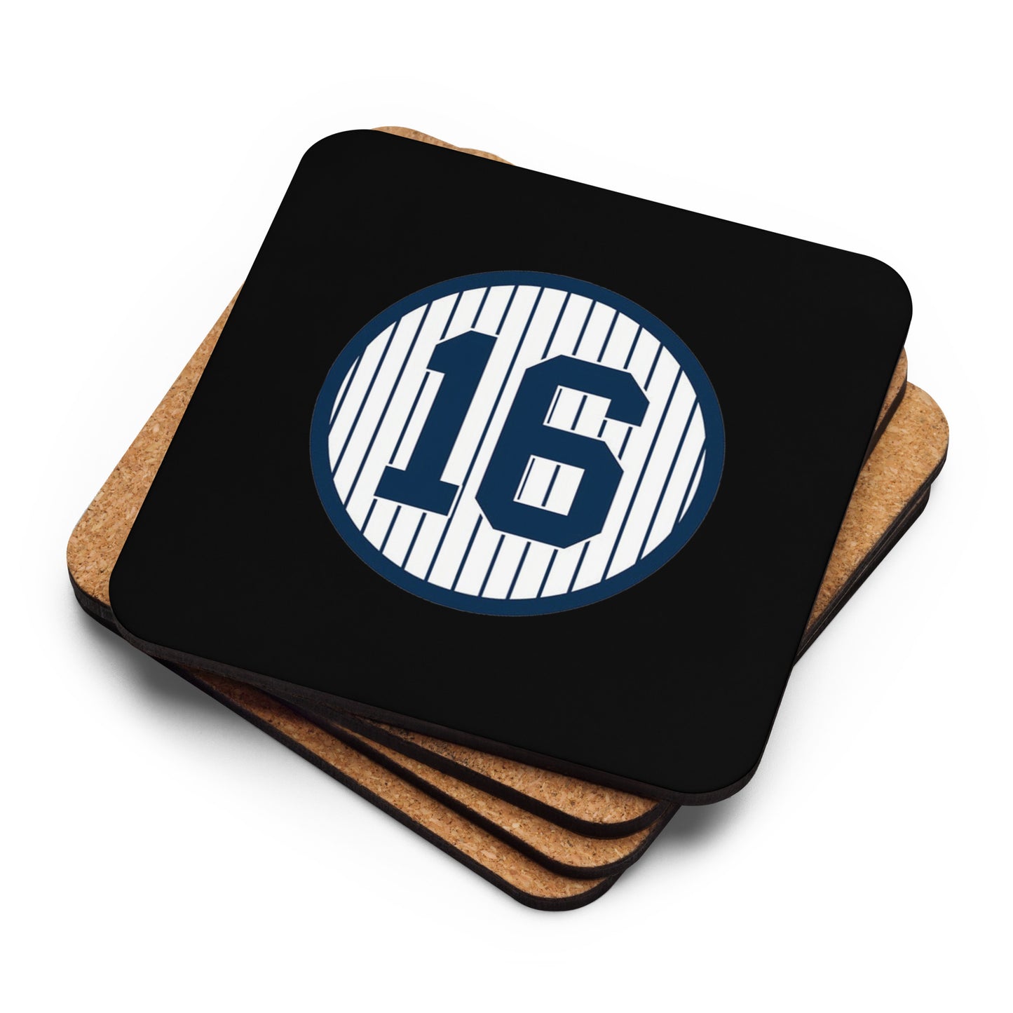 16 Whitey Ford Cork-back coaster