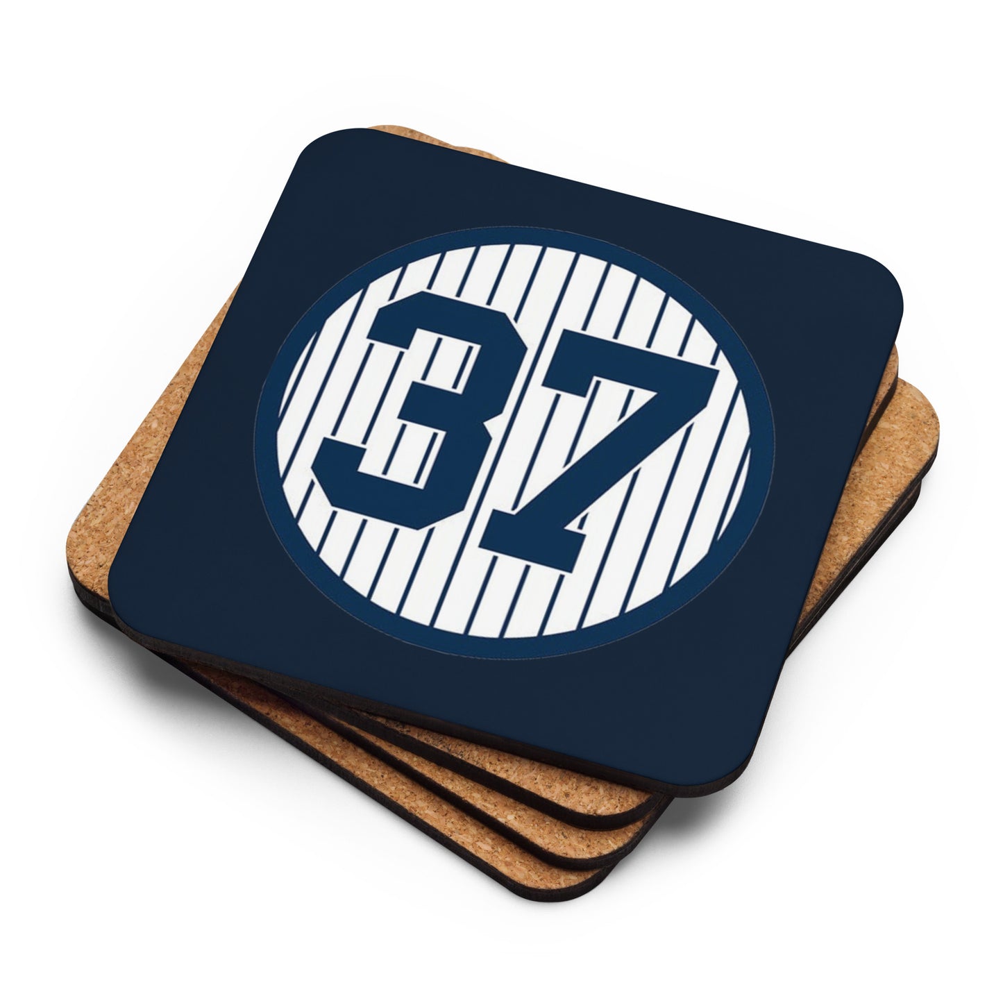 37 Cork-back coaster