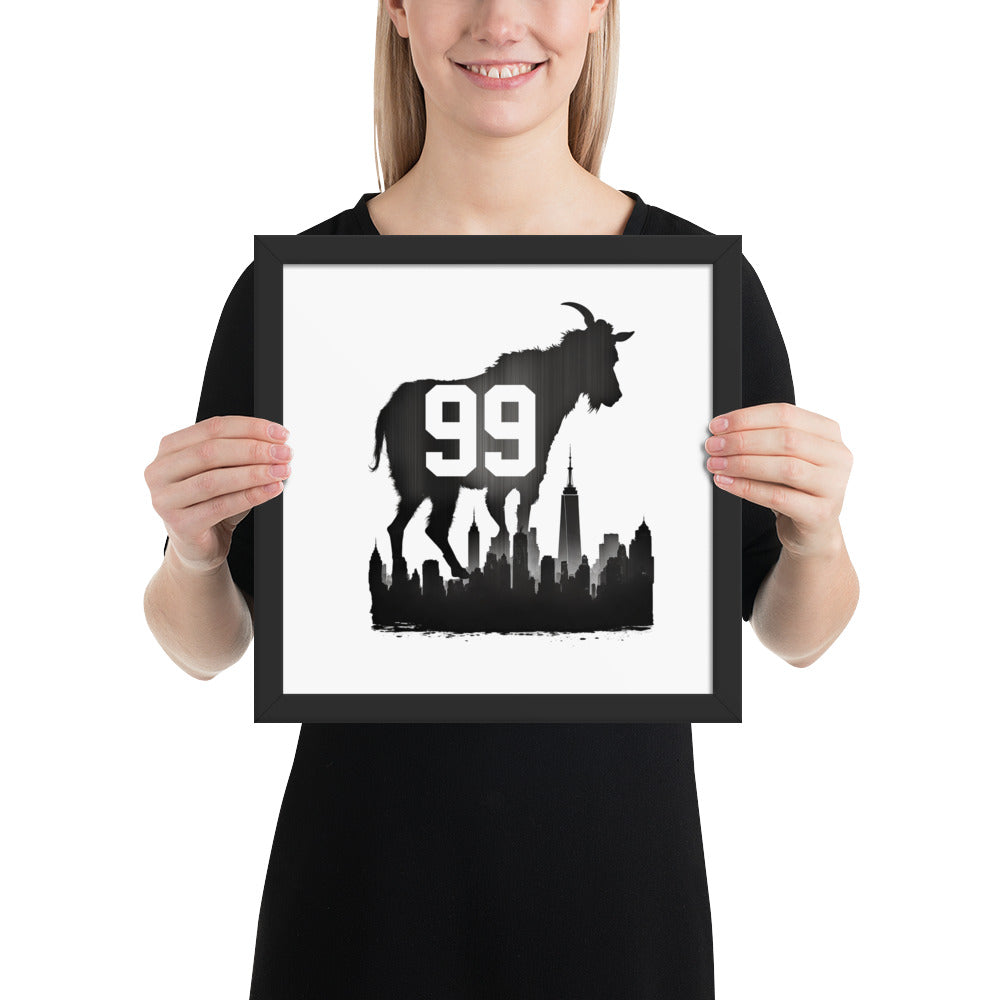 99 The Goat Framed poster