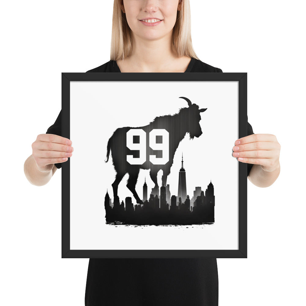 99 The Goat Framed poster
