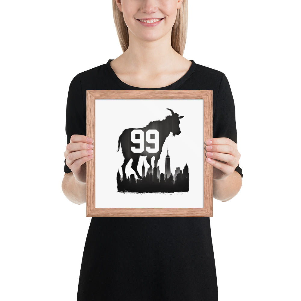 99 The Goat Framed poster