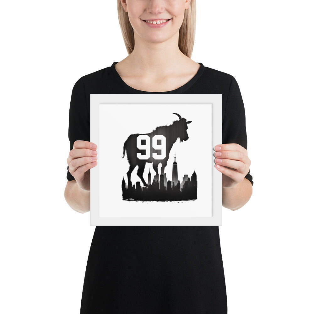 99 The Goat Framed poster