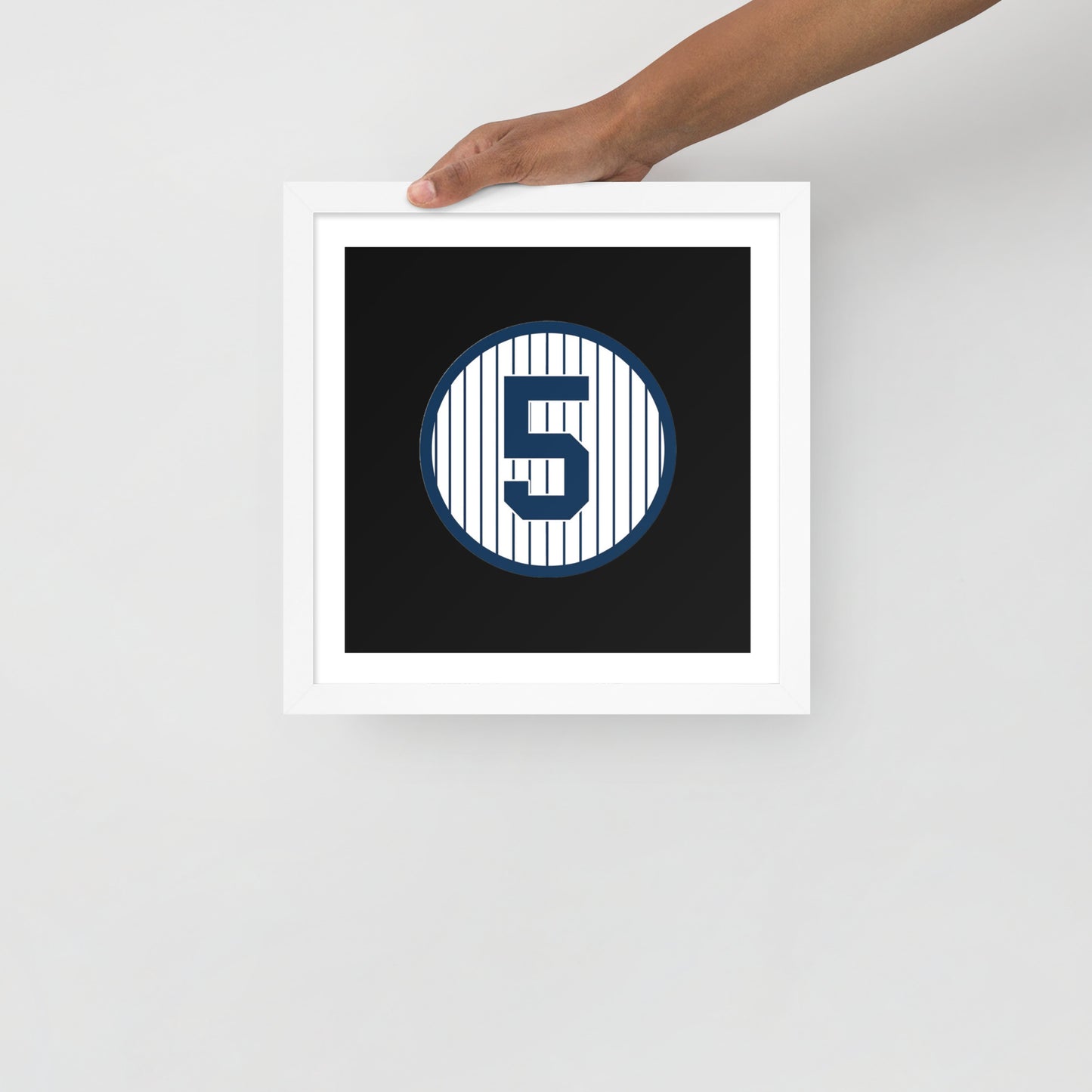 5 Dimaggio Retired Framed poster 12 x 12