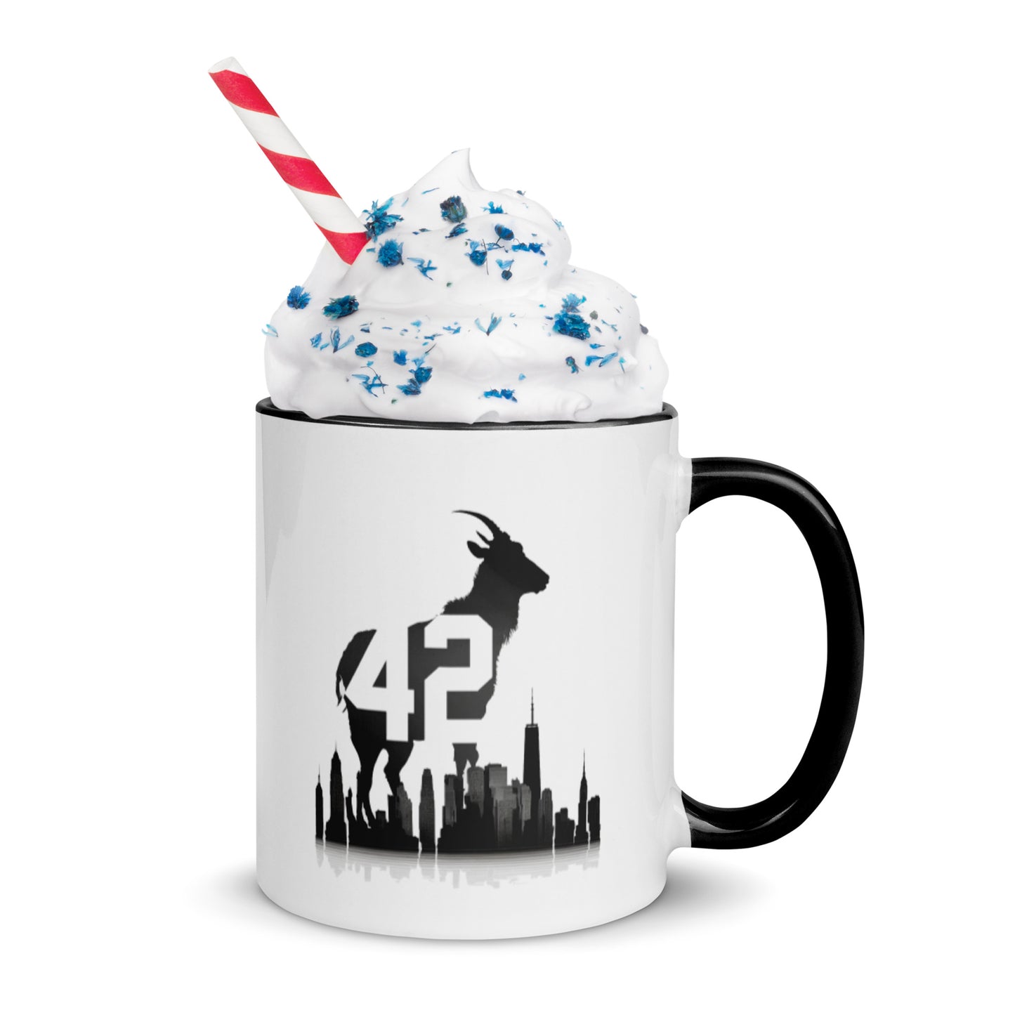 42 The Goat Mug with Color Inside