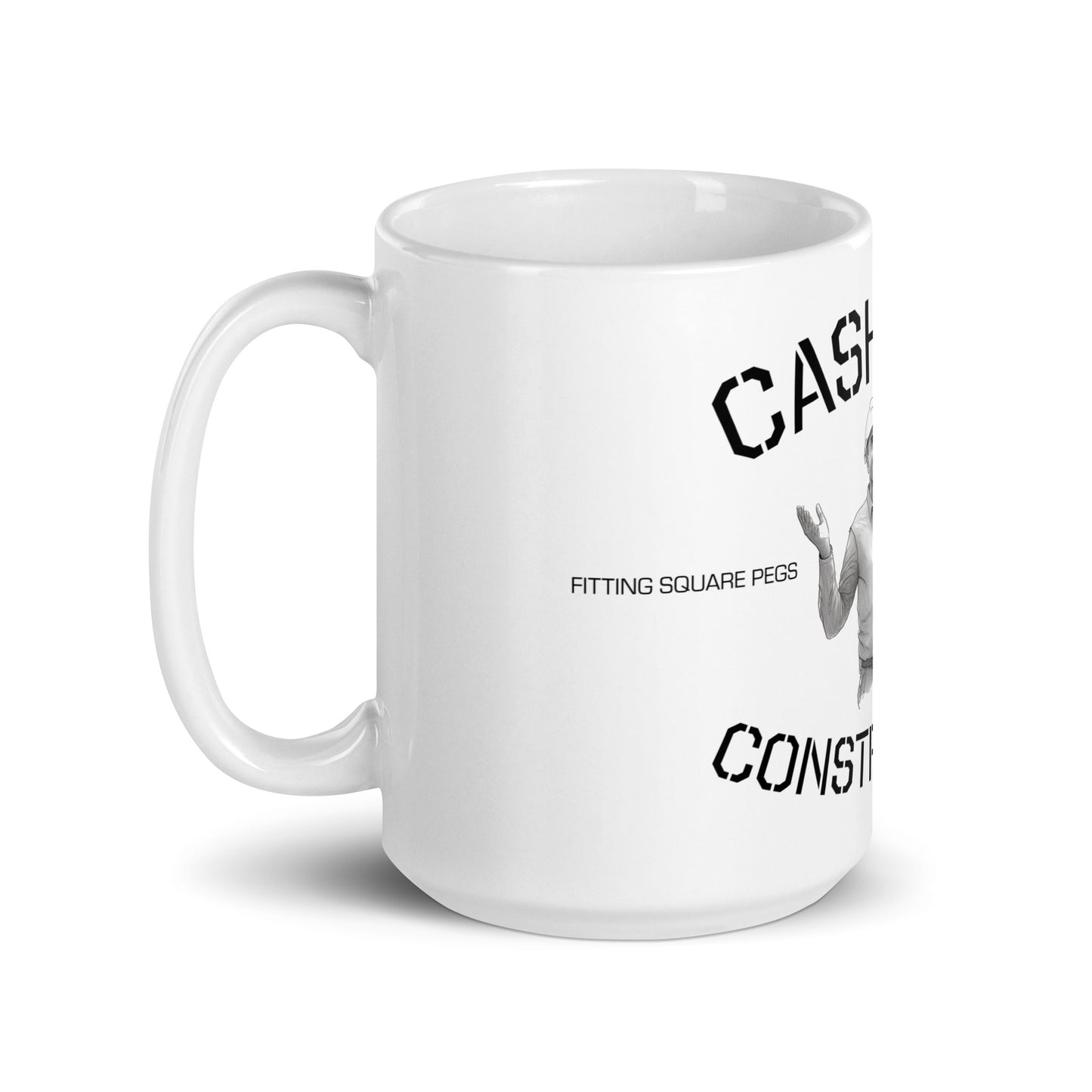 Cashman Construction White glossy mug
