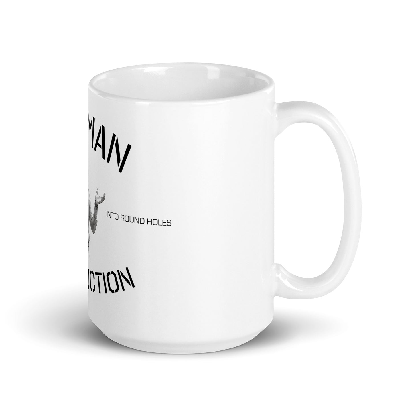 Cashman Construction White glossy mug