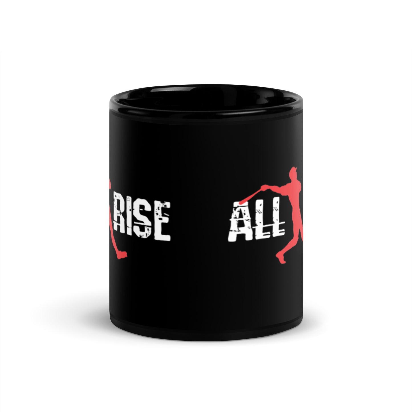 All Rise v2 Black Glossy Mug
