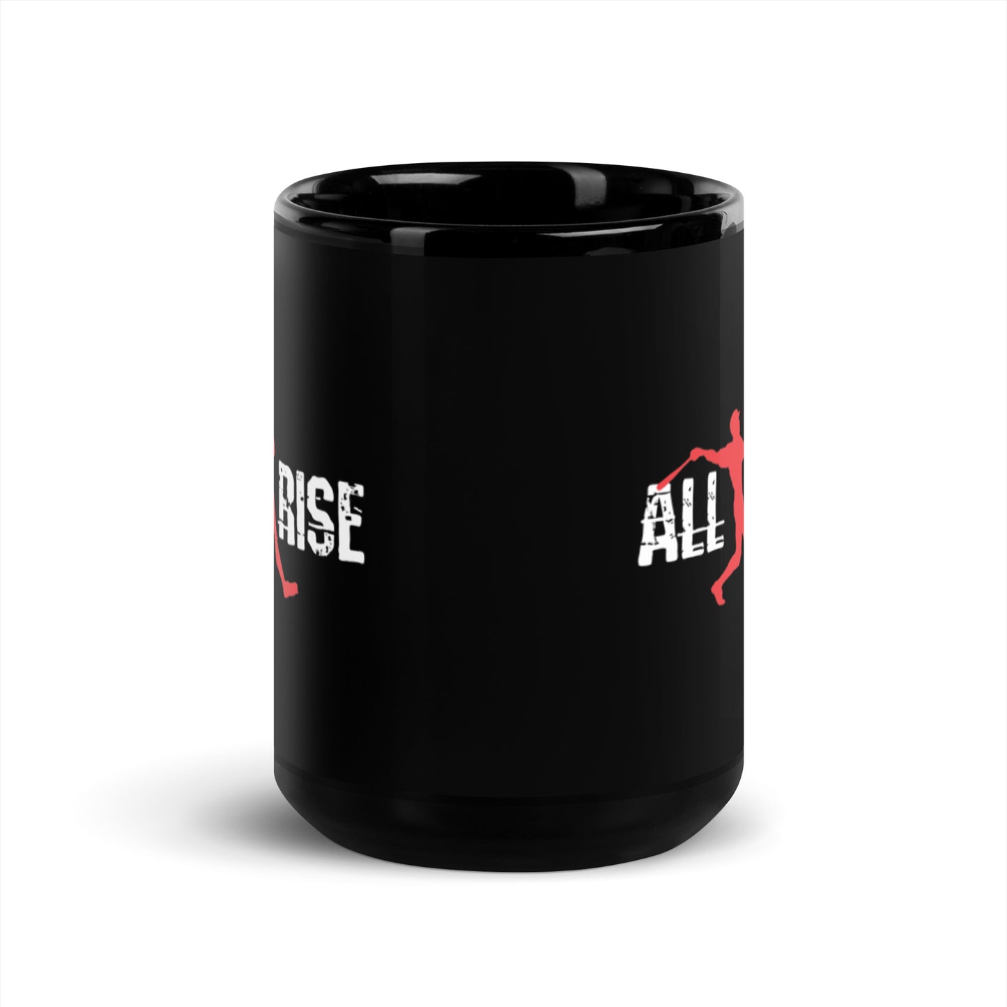 All Rise v2 Black Glossy Mug