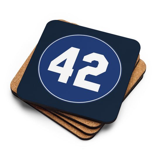 Jackie 42 Cork-back coaster