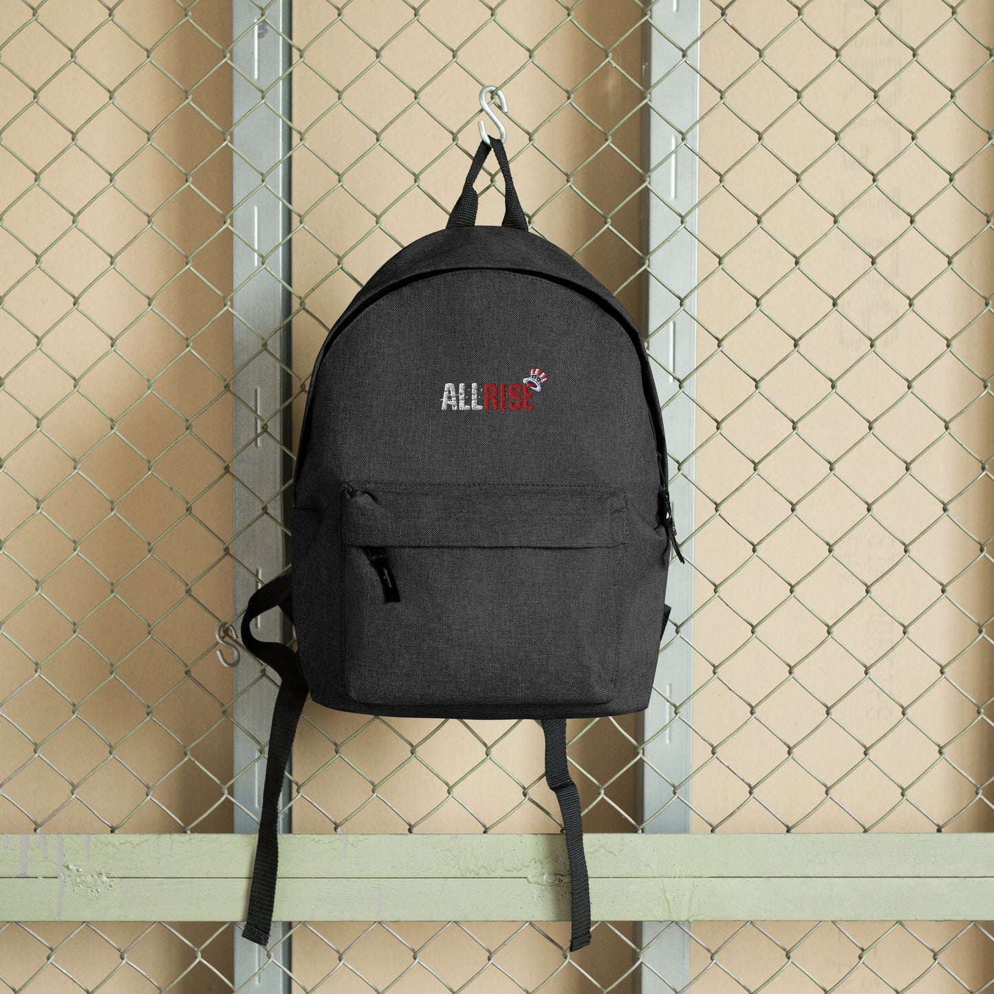 ALL RISE Embroidered Backpack