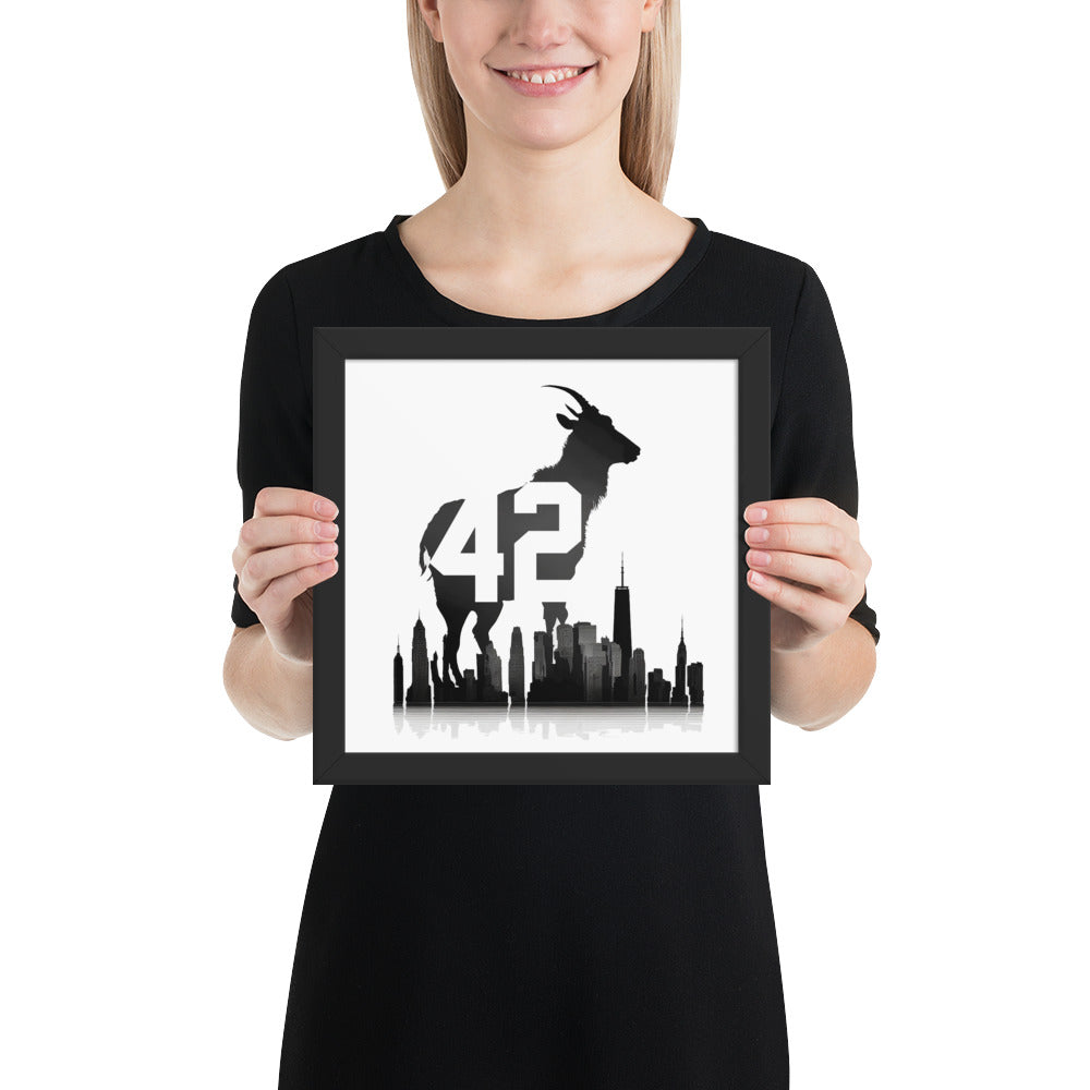 42 The Goat Framed poster