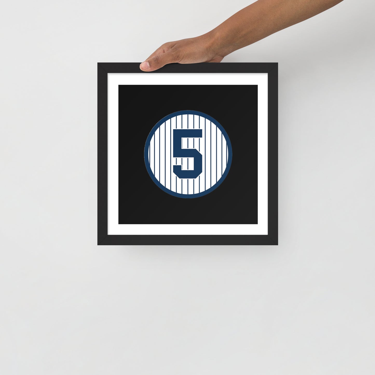 5 Dimaggio Retired Framed poster 12 x 12