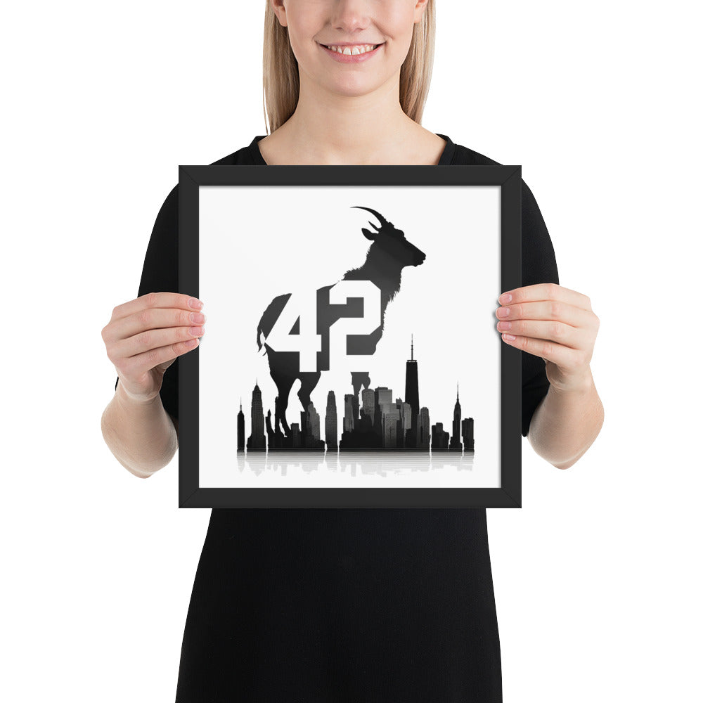 42 The Goat Framed poster