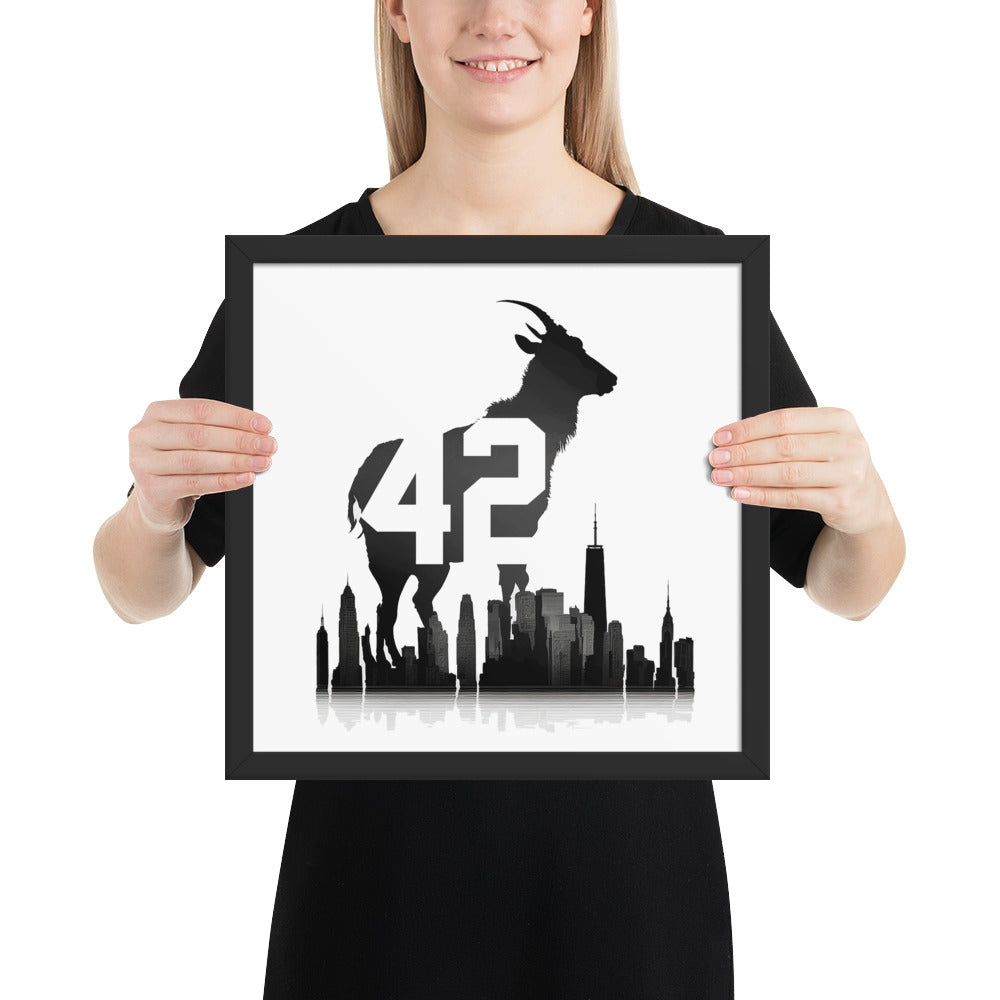 42 The Goat Framed poster