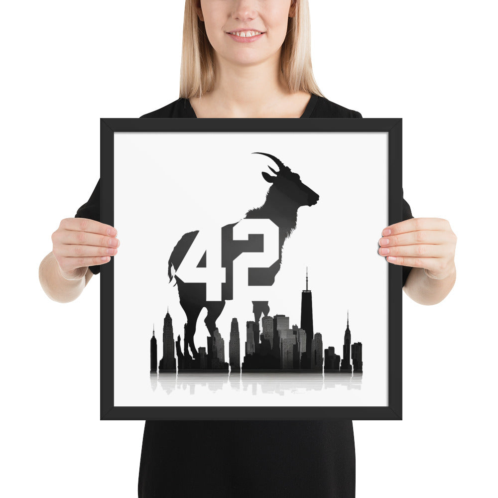 42 The Goat Framed poster