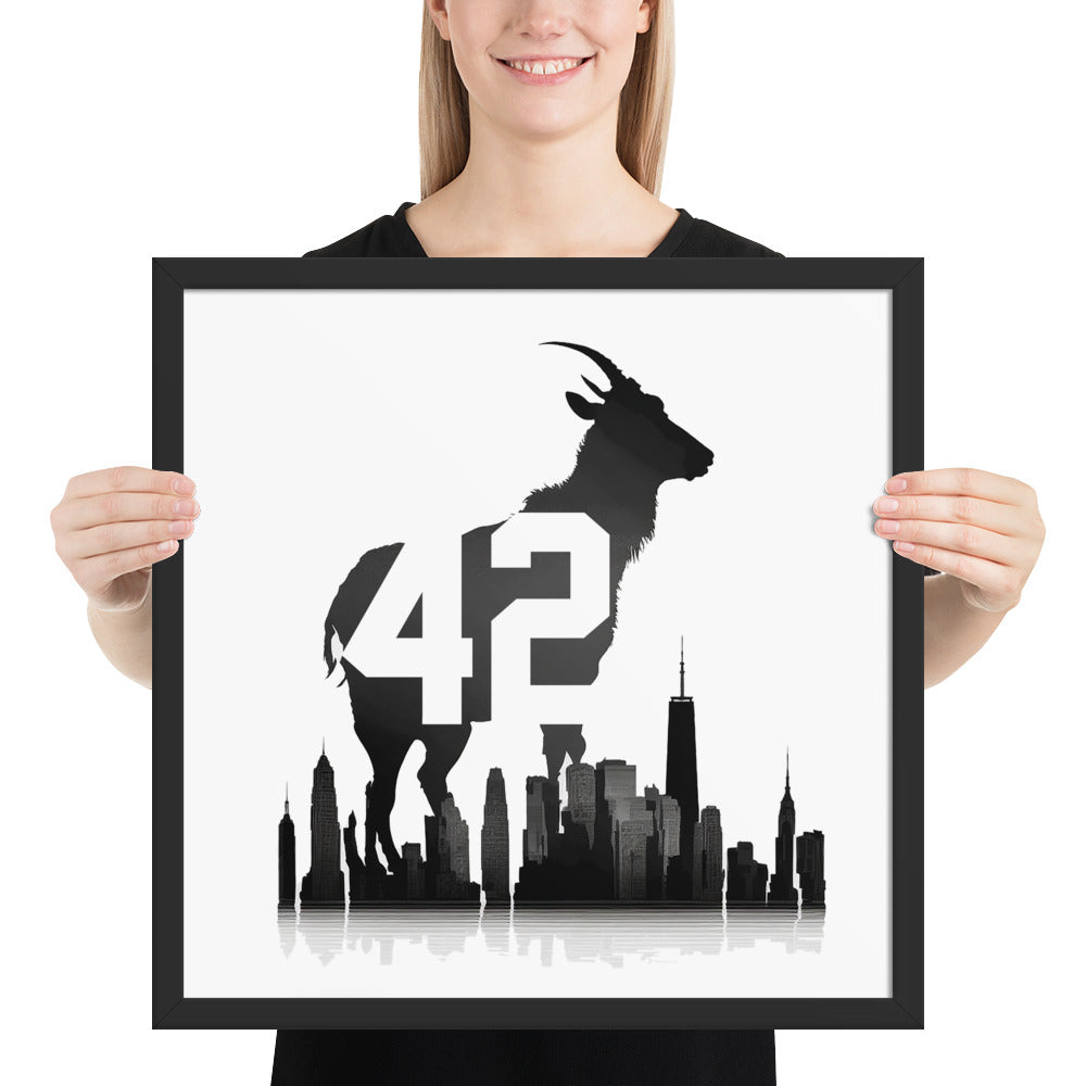 42 The Goat Framed poster