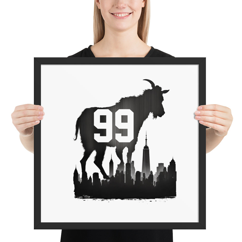 99 The Goat Framed poster