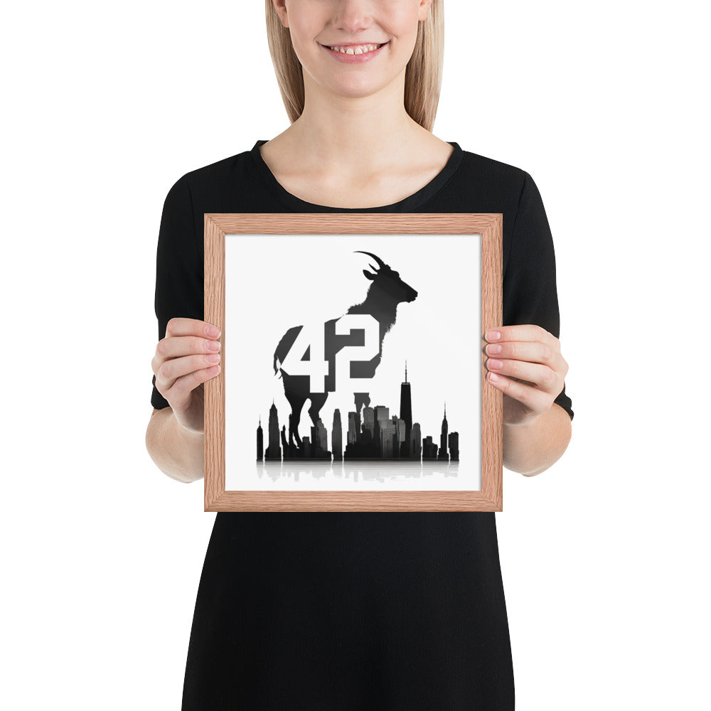 42 The Goat Framed poster