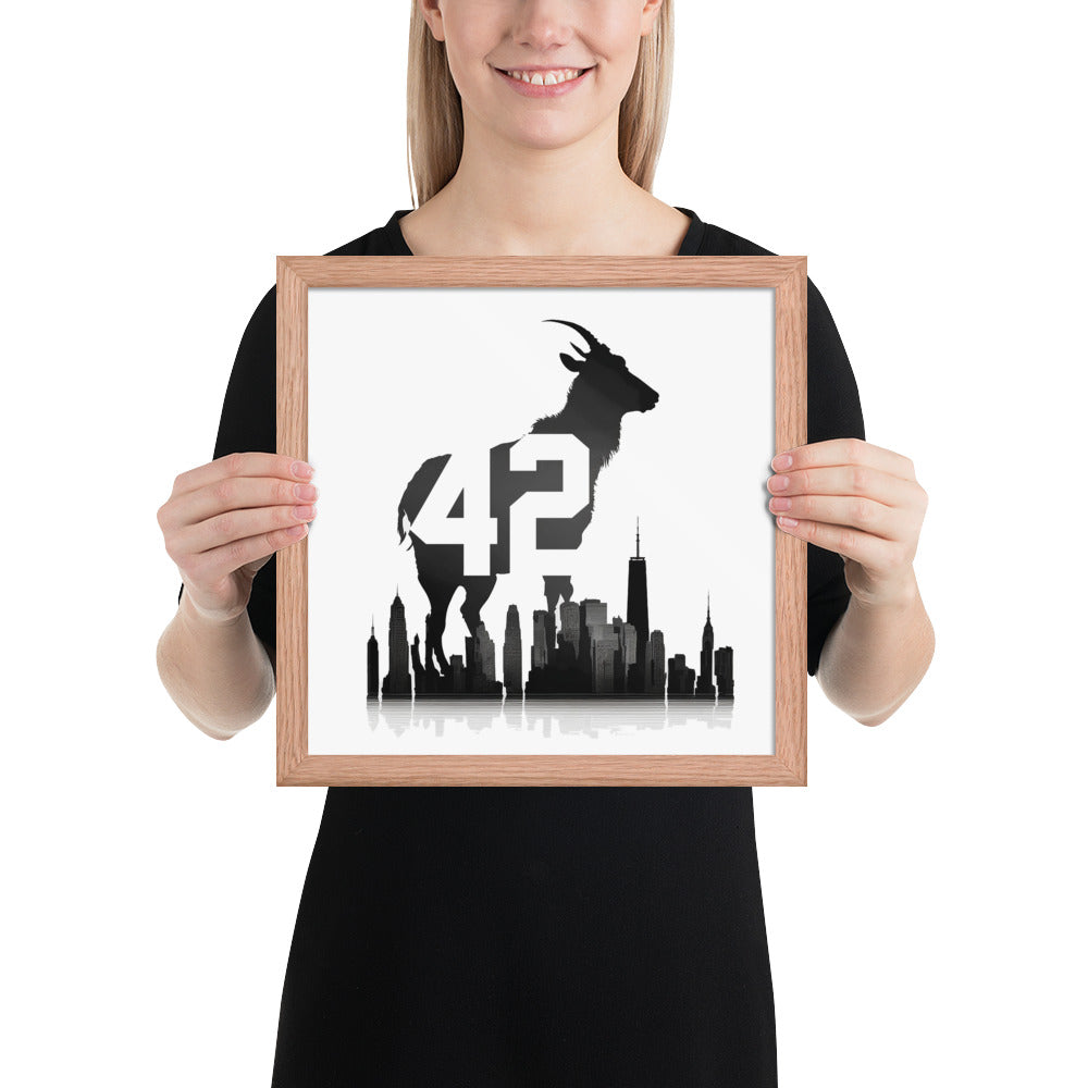 42 The Goat Framed poster