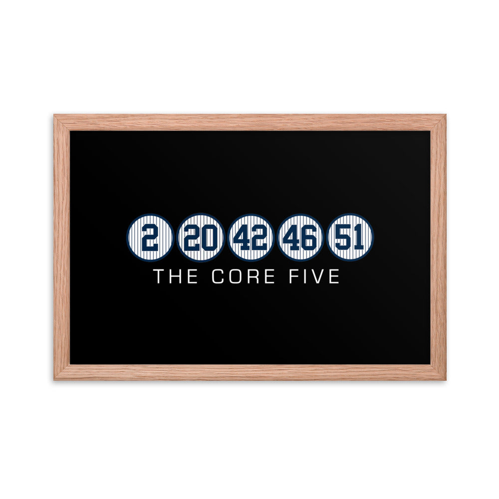 Core Five Framed poster