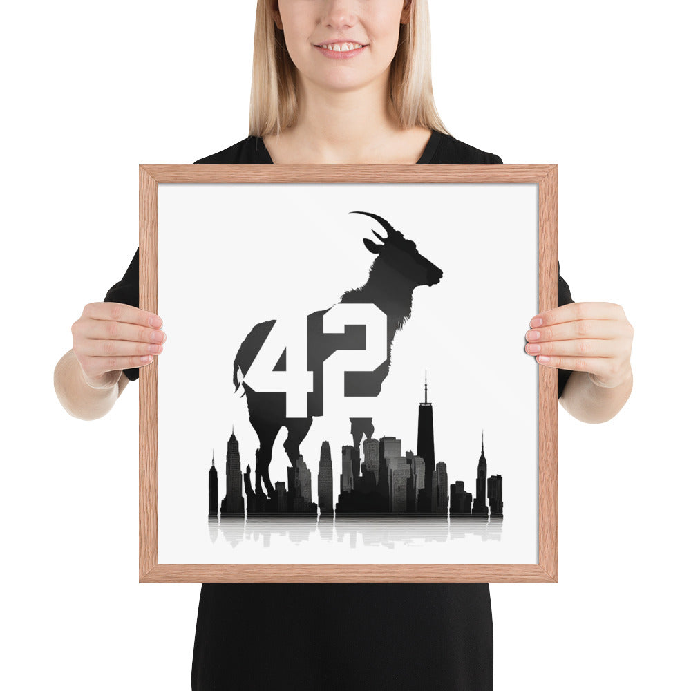 42 The Goat Framed poster
