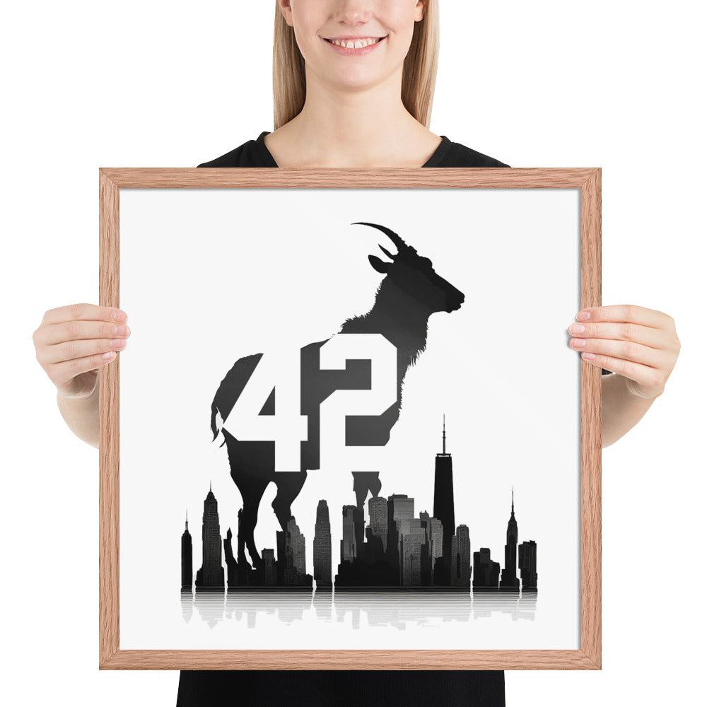 42 The Goat Framed poster