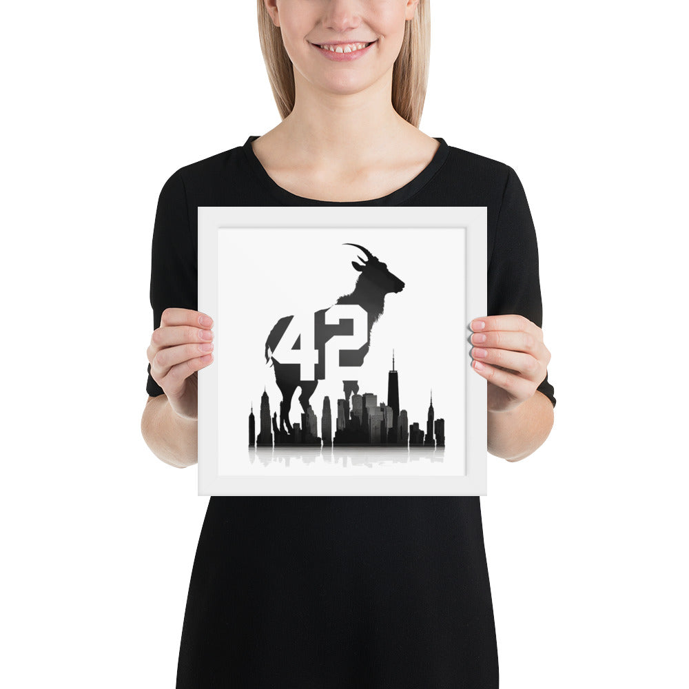 42 The Goat Framed poster