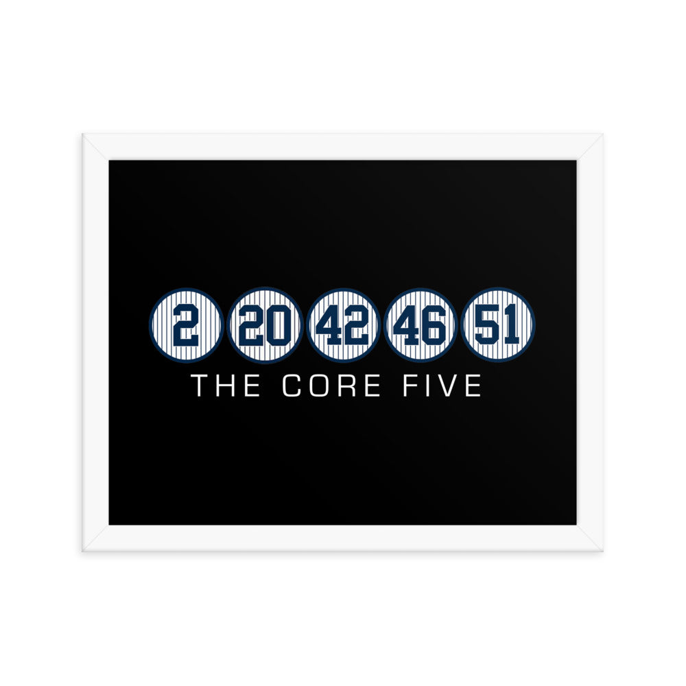 Core Five Framed poster
