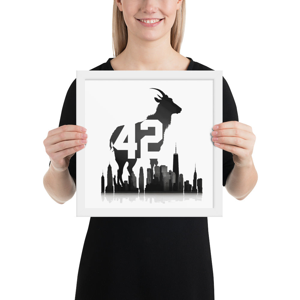 42 The Goat Framed poster