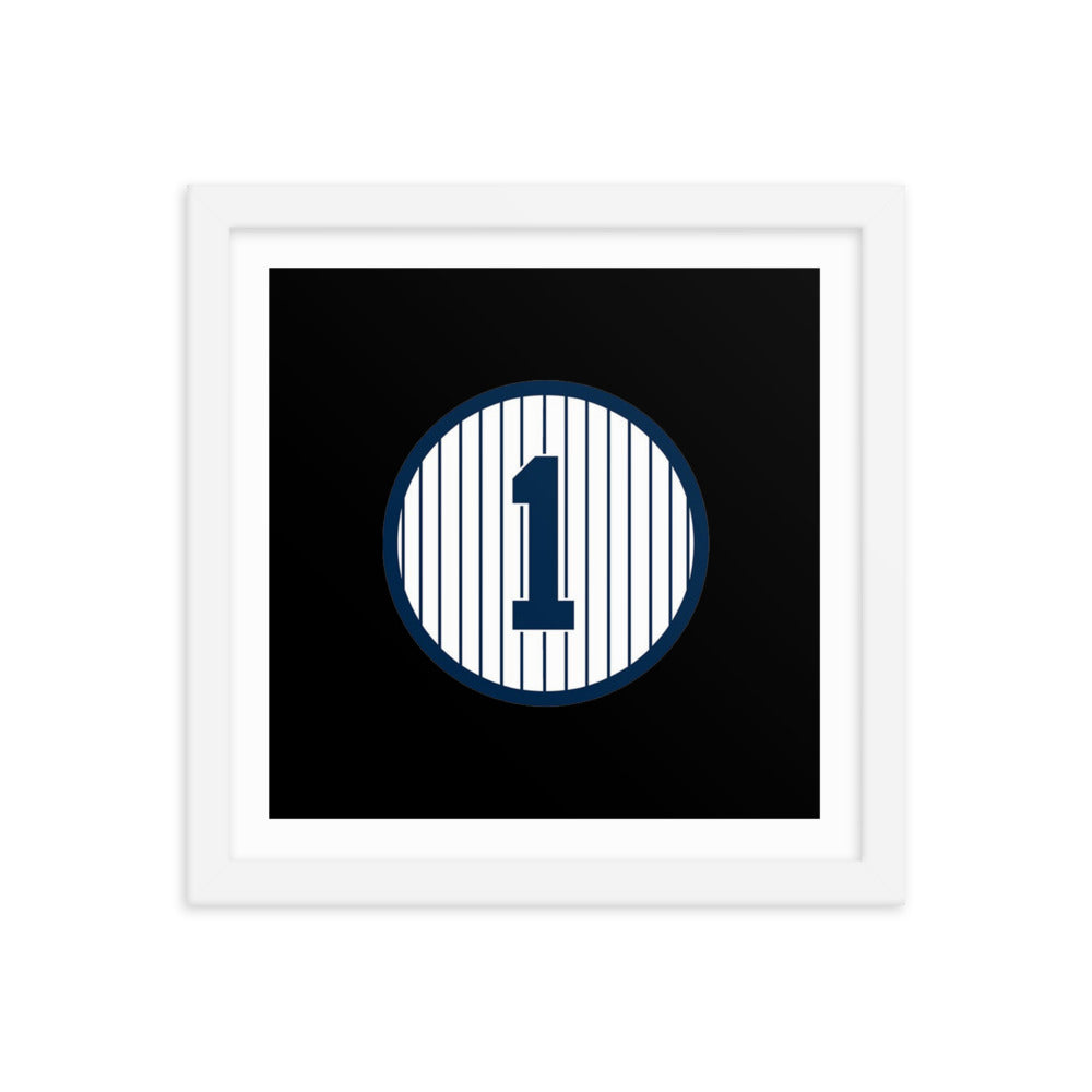1 Retired Framed poster 12 in x 12 in