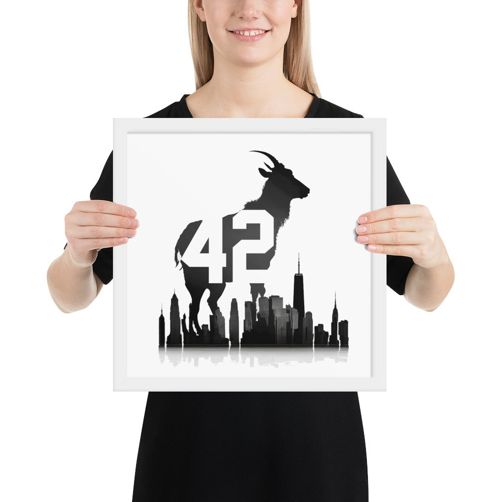 42 The Goat Framed poster