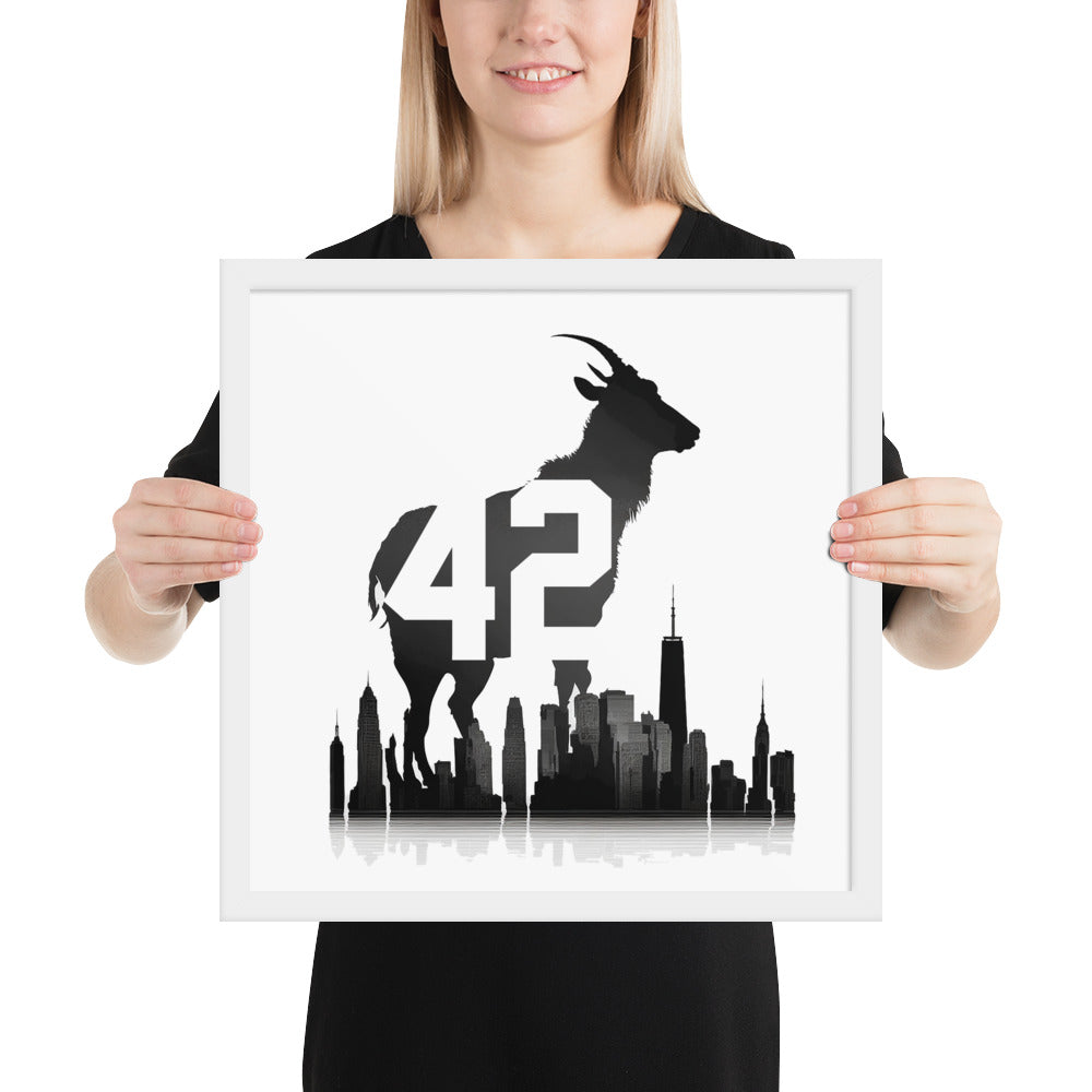 42 The Goat Framed poster