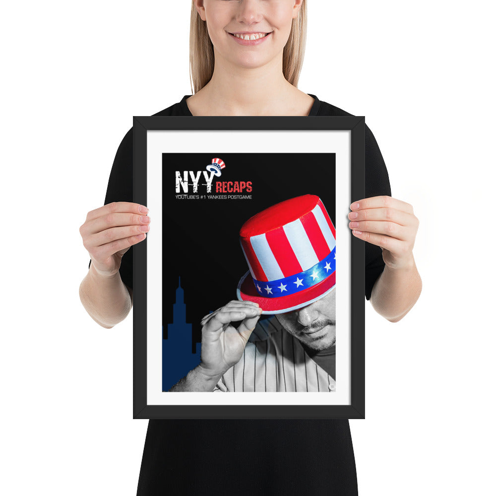Framed NYY Recaps Poster