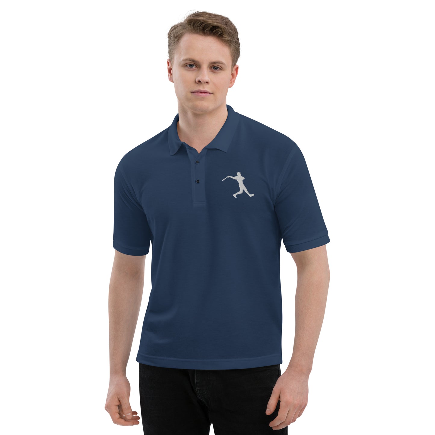 All Rise Silhouette Men's Premium Polo