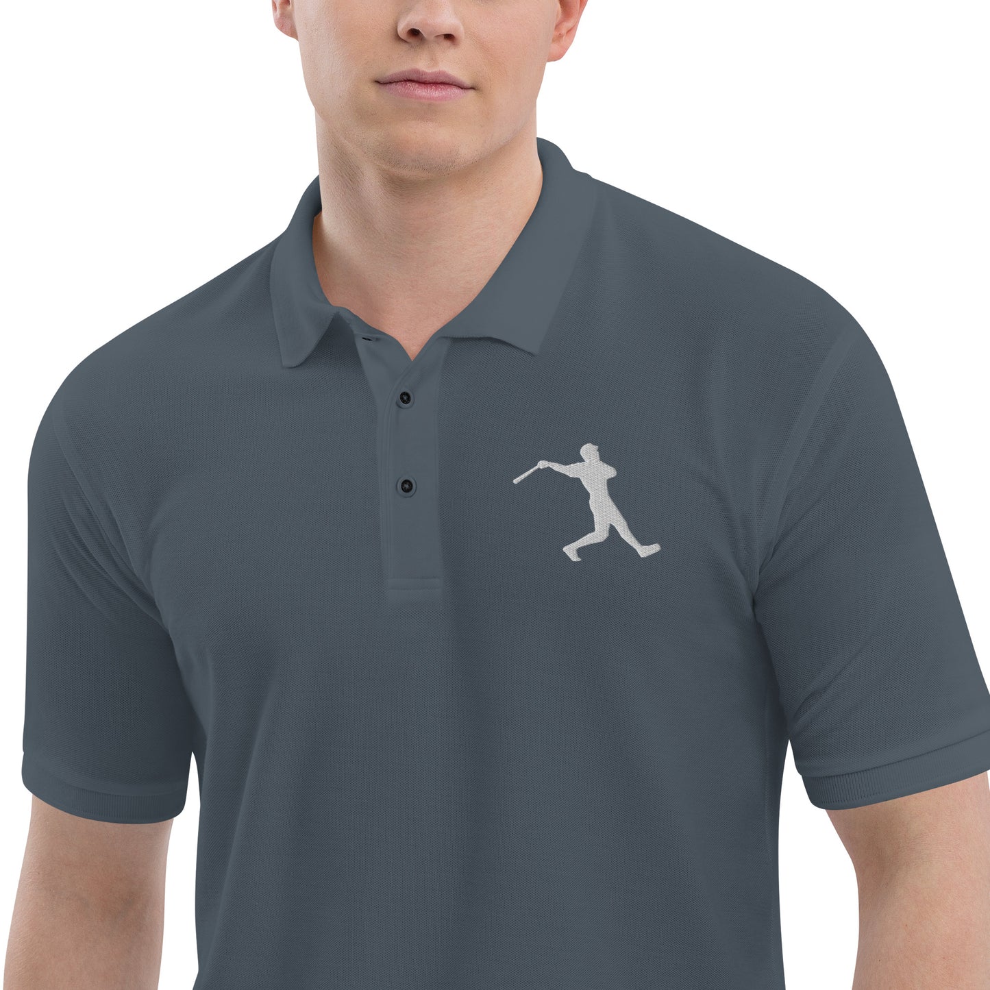 All Rise Silhouette Men's Premium Polo