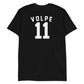 Anthony Volpe silhouette with number 11 on back - Short-Sleeve Unisex T-Shirt