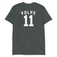 Anthony Volpe silhouette with number 11 on back - Short-Sleeve Unisex T-Shirt