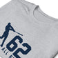 62 All Rise Blue Short-Sleeve Unisex T-Shirt
