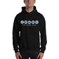 Core Five with Numbers and Text Unisex Hoodie