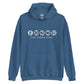Core Five with Numbers and Text Unisex Hoodie