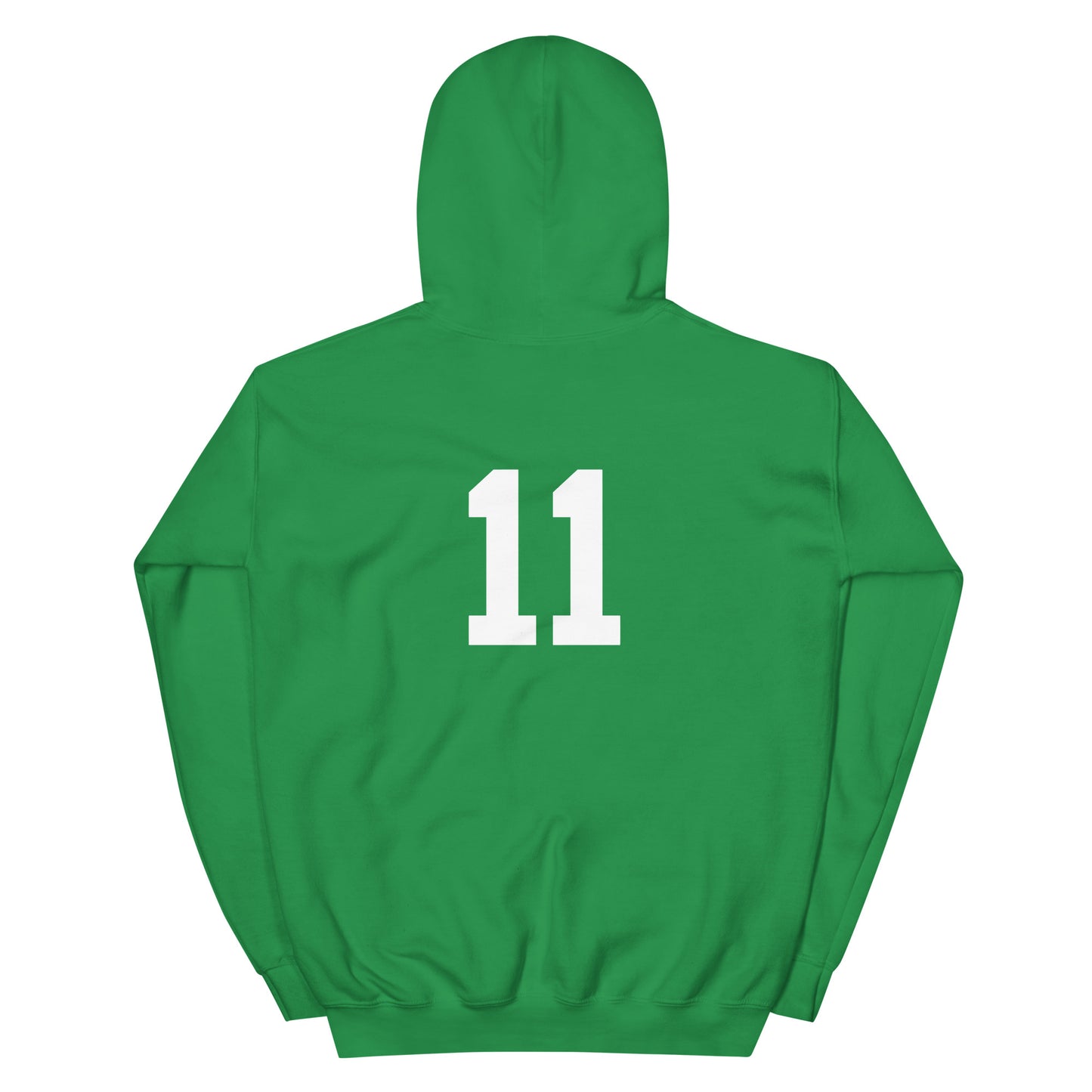 Volpe Silhouette with Number 11 Unisex Hoodie
