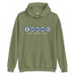 Core Five with Numbers and Text Unisex Hoodie