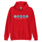 Core Five with Numbers and Text Unisex Hoodie