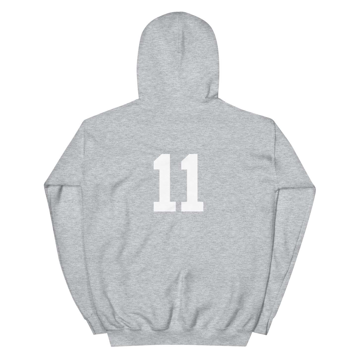 Volpe Silhouette with Number 11 Unisex Hoodie