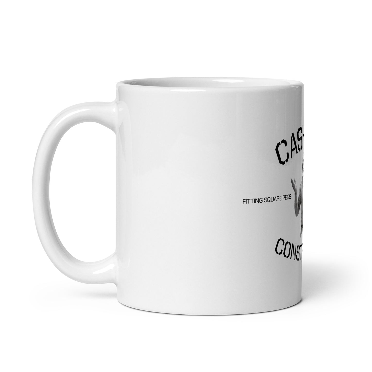 Cashman Construction White glossy mug